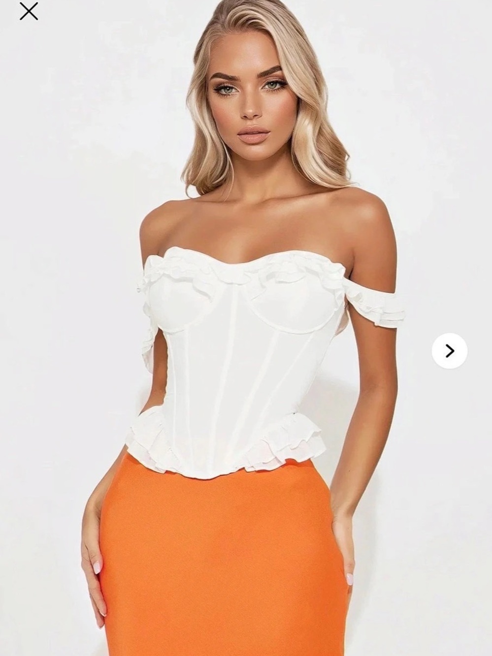 Fashion nova off the shoulder top